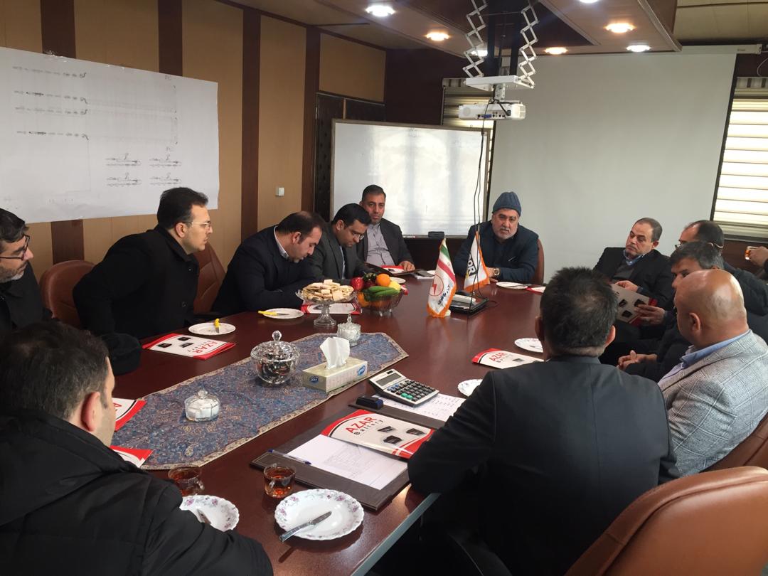 گزارش تصویری بازدید هیئت تجاری عراق به همراه رئیس سازمان همیاری استان از مجموعه آذر باتری